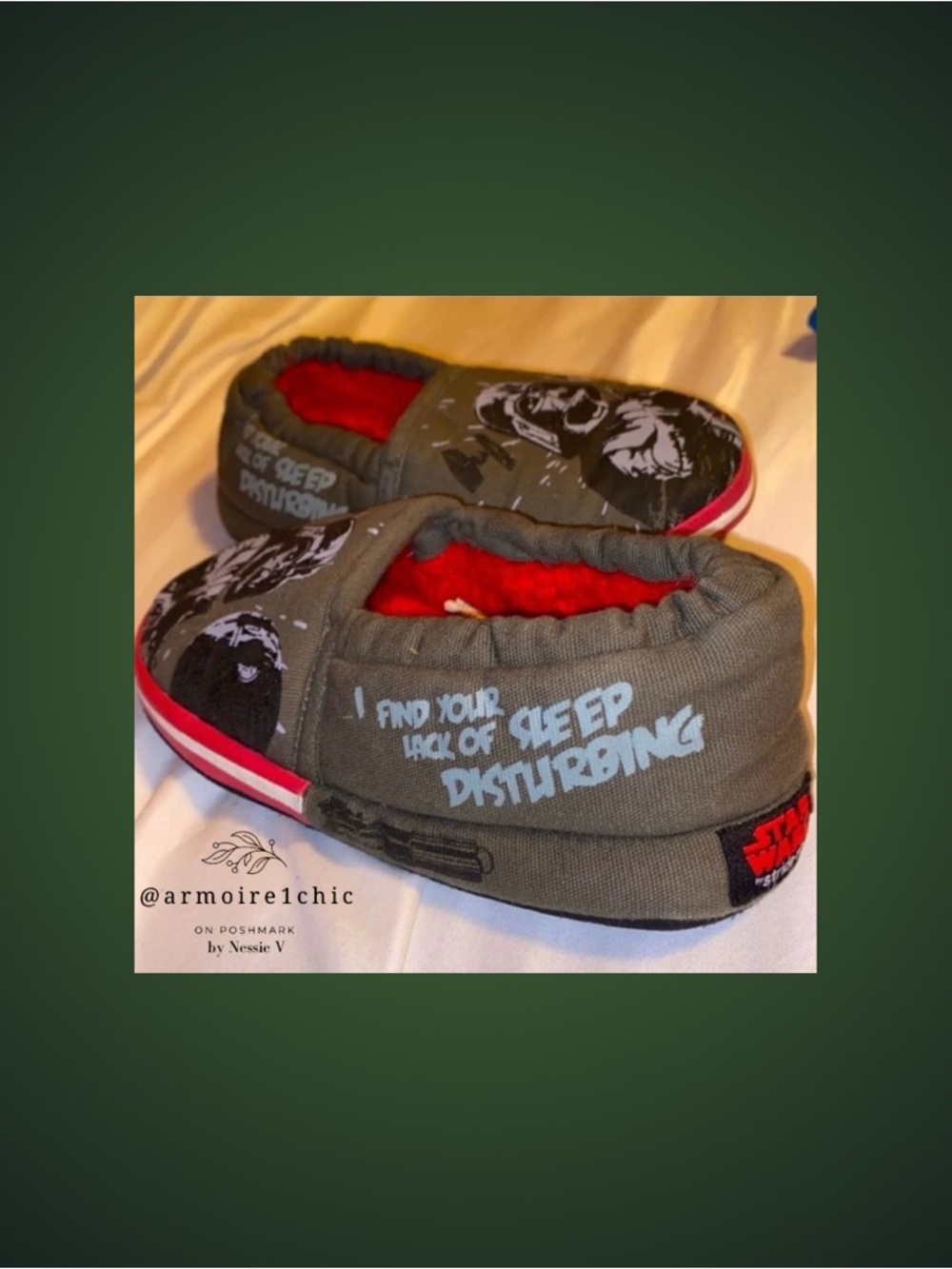 STRIDE RITE | Star Wars | Darth Vader | house slippers | Kids Size Y 2-3
